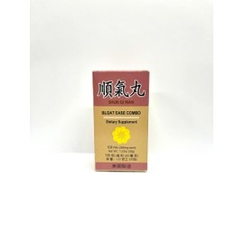 Lao Wei Bloat Ease Combo - Shun Qi Wan Herbal Supplement Helps for Stomach & Digestive System 350mg 100 Pills Made in USA