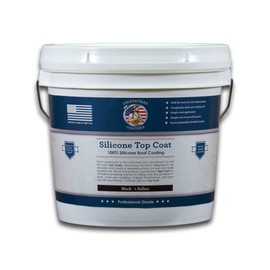 Countryman Coatings - 100% Silicone Roof Coating - Restore Your Roof in a Day - Seal Leaks, Cracks, Seams, Penetrations - Adheres to All Surfaces (1 Gallon, Black)