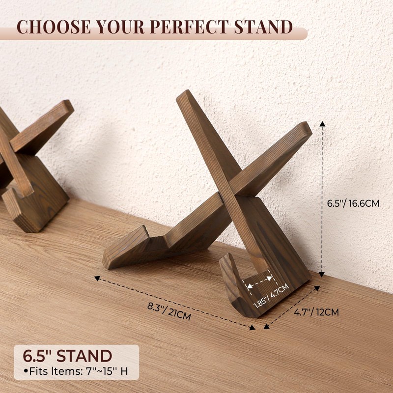 ANBOXIT Plate Stand for Display - 3 Pack 6.5 Inch