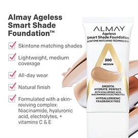 Almay Smart Shade Ageless Base Antienvejecimiento 100 Light 30ml