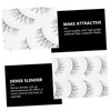 FOMIYES 2sets Natural Curly Fake Eyelashes Easy to Apply Eyelash