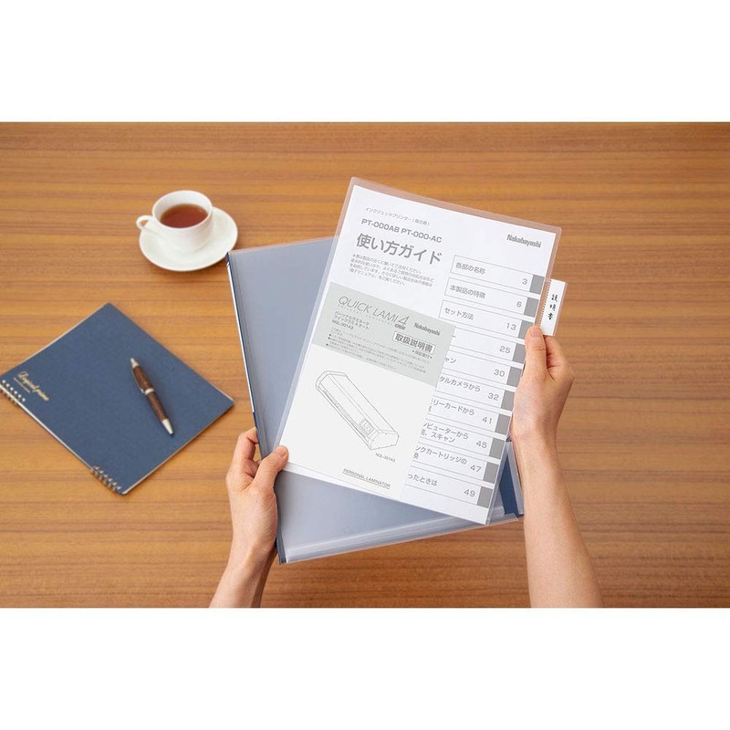 Nakabayashi Matmel Side Index Holder, Pack of 5, A4 CH7034C,