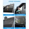 Car Window Shades for Ford-Explorer(2011-2019),4 Pack Car Window Cover for