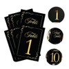 MAGICLULU 1set Wedding Table Numbers Cards Double Sided Place Card