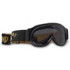 DMD Ghost Smoke Motorcycle Goggles (Black/Strong Tint)