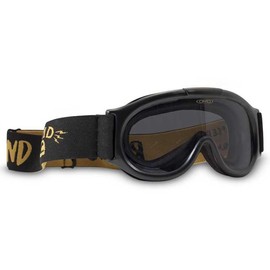DMD Ghost Smoke Motorcycle Goggles (Black/Strong Tint)