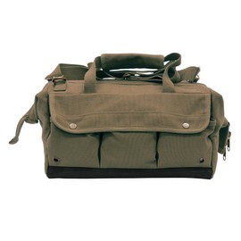 Rothco Renovator Tool Bag – 26 Tool Pocket Organizer – Heavy-Duty Canvas - Olive Drab