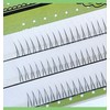 V-Shaped Bottom Eyelashes Black Soft False Eyelashes Individual Lashes Extension