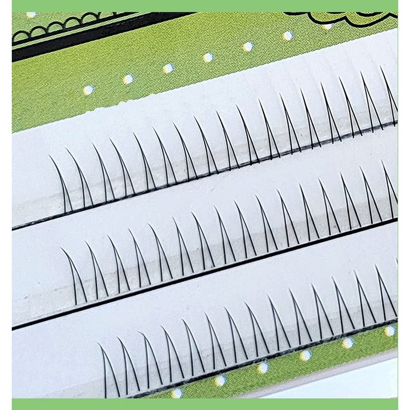 V-Shaped Bottom Eyelashes Black Soft False Eyelashes Individual Lashes Extension