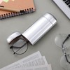 CLISPEED Slim Hard Shell Eyeglasses Case, Aluminum Metal Sunglasses Organizer