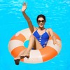 2PCS Large Swimming Pool Tubes Inflatable Pool Floats for Adult
