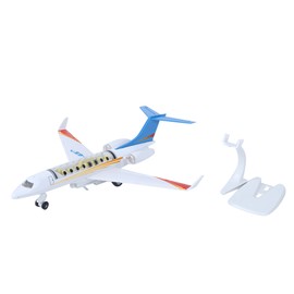 25.5cm G650 Aircraft Model Toy Pull Back Airplane Children Toy Gift with Light EffectBlue