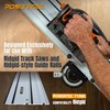 POWERTEC Adjustable Angle Track Saw Miter Guide for Ridgid Guide
