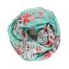 Scarfs for Women Lightweight Floral Flower Fall Winter Fashion Wrap
