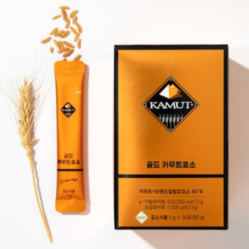 Gold Kamut Enzyme Grain On Kamut Grain 3g 30 packs