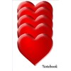 Notebook: Cool Heart Design Notebook,120 Pages, Great for journal writing,