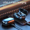 Wireless Earbuds,Bluetooth 5.3 Powerful Bass True Wireless Headphones,IPX7 Waterproof USB-C
