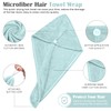Glamza Microfibre Hair Towel Wrap Super Absorbing Twist Turban Hair