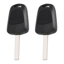 Briny River 2 Pezzi Guscio Chiave Auto A 2 Pulsanti Lama Non Tagliata Compatibile Con Opel MERIVA AGILA COMBO CORSA C ASTRA VECTRA