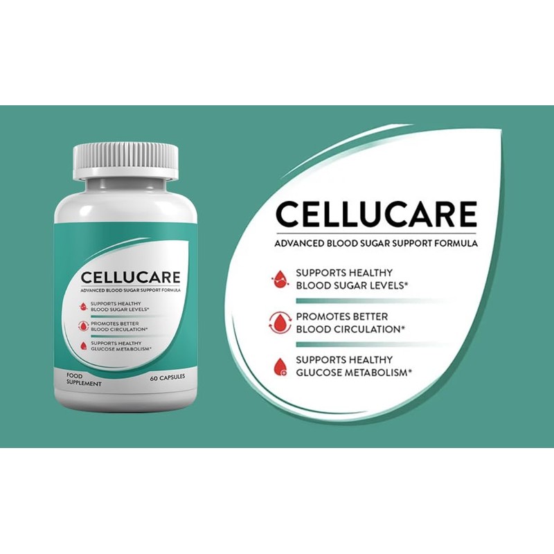 Cellucare| Vegan | Natural Supplement| 60 Capsules |Gluten-Free| 60 Servings