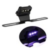 Motorcycle License Plate Lamp Blue LED with Bracket Univeral for