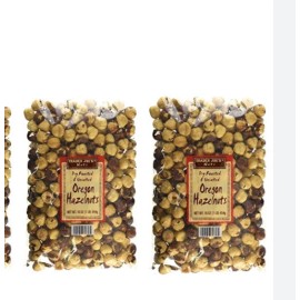 Trader Joe's 2 Packs Trader Joe's Dry Roasted & Unsalted Oregon Hazelnuts 16 oz Each Pack