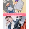 ZEXIJOW Case for AirPods 4 with Pearl Keyring, TPU Material,
