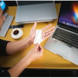 3 Rolls Breathable Sports Tape - 2.5cm x 9.14m Cohesive Bandage, Flexible Athletic Tape for Fingers, Ankles, Wrists, and Hockey Sticks - Strapping Tape for Injury Prevention and Support