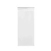 100 Count Clear Resealable Tall Thin Zip Bags, Long Thin