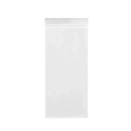 100 Count Clear Resealable Tall Thin Zip Bags, Long Thin Ziplock Bags - 3.1" x 7.8" (8 x 20 cm)