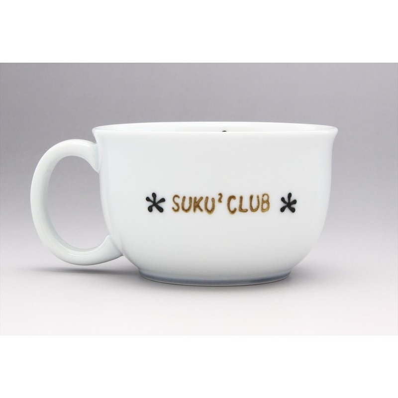 重山 Hasami Pottery Children three years Mr. Soup Cup Panda