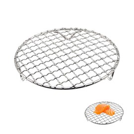 Steamer Rack-Stainless Steel Round Steam Rack Compatible with Instant Pot, Multi-Purpose Cooking Racks for Baking, Cooling and Roasting, Fits Most Pots, 6.5 Inch