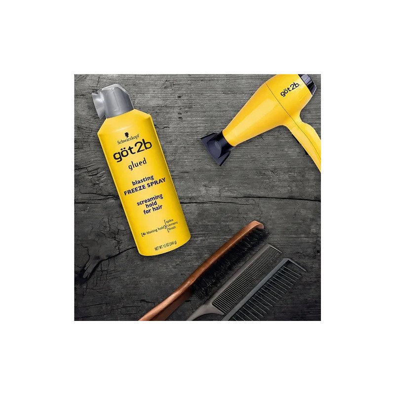 Got2b Glued Blasting Freeze Fijador Pelo Pelucas 12 Onzas