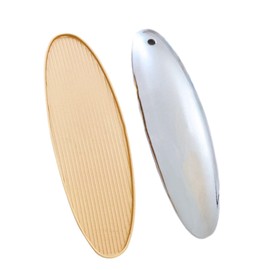 ａ aternee 2x Hair Barrettes for Women Blank Hair Jewelry Headpiece for Long Hair Fashion Rectangle DIY Craft Spring French Hair Clips, Matte Gold Small