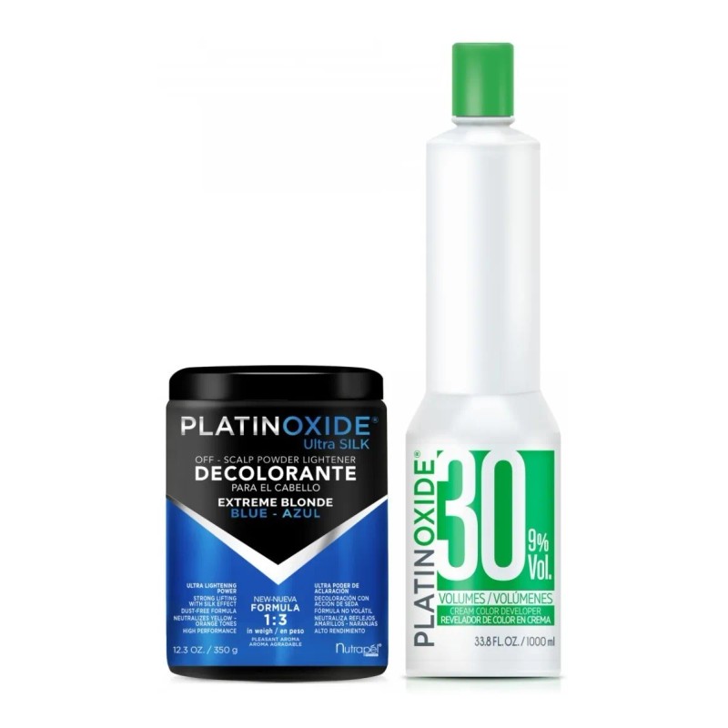 Decolorante 350g + Crema Reveladora De 1l 30 Vol. Nutrapel