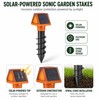 Solar Animal Repeller for Outdoor Pest Deterrence – Ground Stake