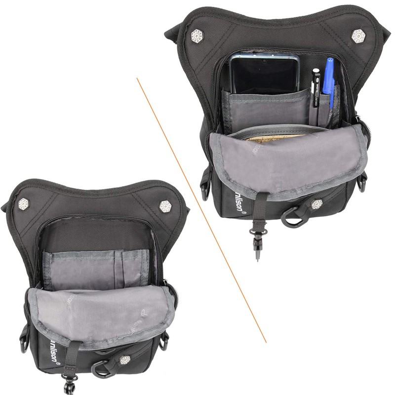 Vanlison Bolsa táctica impermeable Airsoft para pierna caída, bolsa para