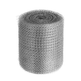 uxcell Wire Mesh Roll, 5 Inch x 39.4ft Stainless Steel Wire Mesh Gap Blocker, Metal Hole Fill Fabric Mouse-Proof Barrier for Garden House Wall Hole Blocking Mice Snake Control
