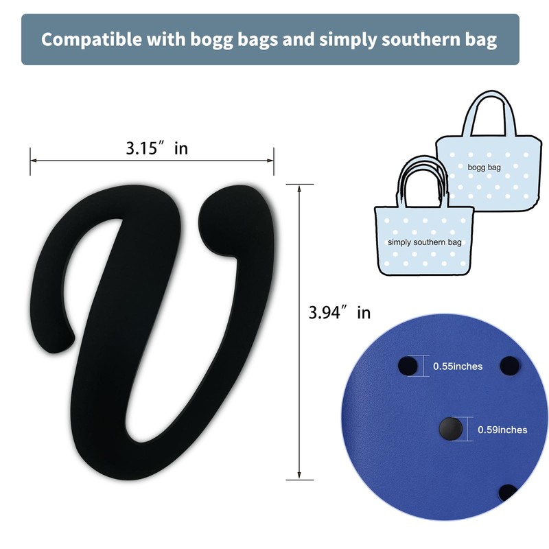 TOYORK - Dijes para bolsa de Bogg, accesorios decorativos para