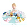 Highchair Splash Mat, 43.3" Waterproof Washable Anti Slip Spill Mat