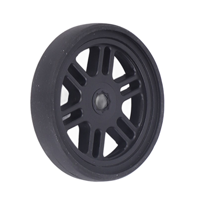 4 Sets Suitcase Repair Wheels with Covers PVC Wheel Casters
