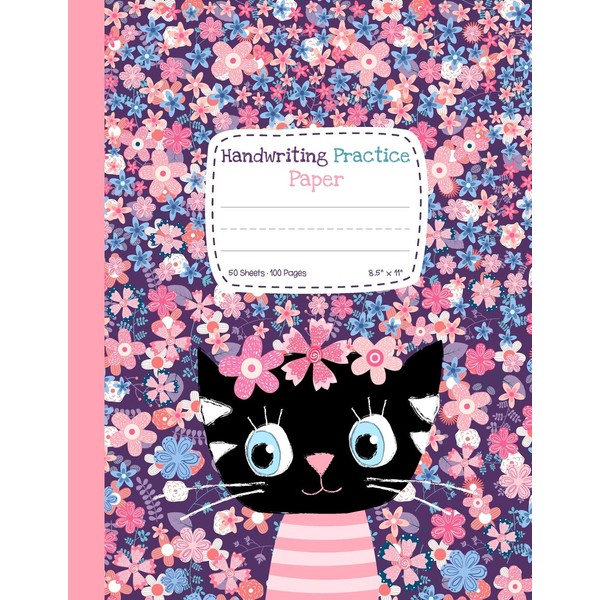 Handwriting Practice Paper: Blank Lined Notebook Primary Ruled With Dotted