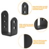 2 Pack Heavy Duty 2x4 Door Barricade Brackets Steel U