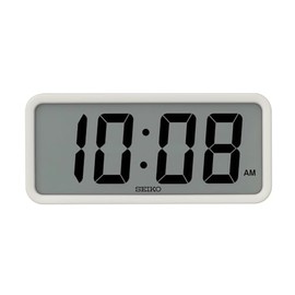 Seiko Clock SQ820W SEIKO STANDARD Wall Clock, Quartz Watch, Smartphone Time Correction, 3.2 x 7.0 x 1.3 inches (82 x 179 x 33 mm)