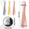 Hariendny 3 Pack Mini Metal Makeup Spatula Skin Care Cosmetic