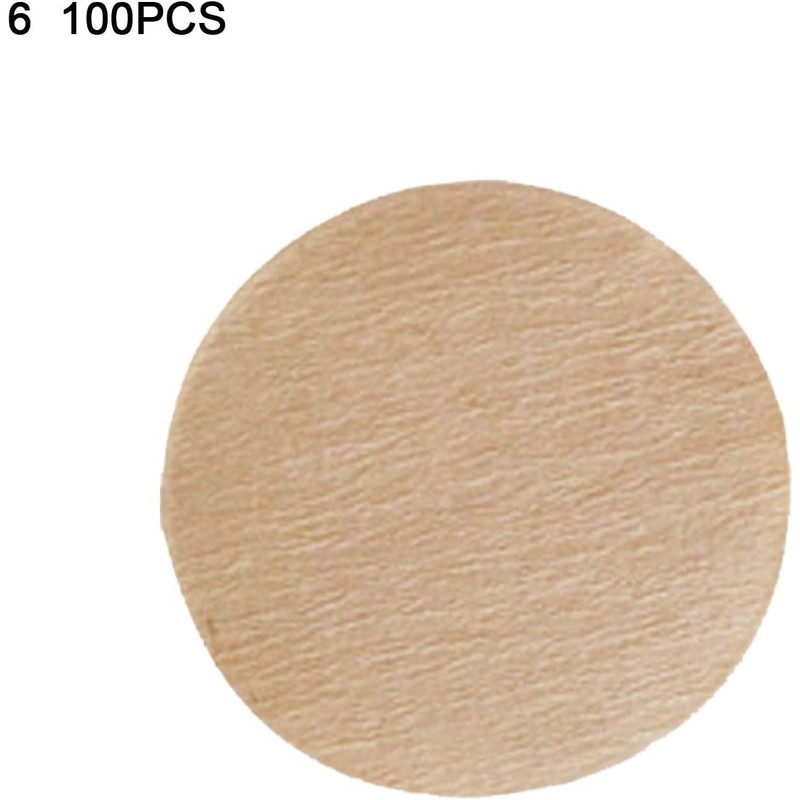 100Pcs Coffee Filter,Round Home Office Cafe Coffee Filter Paper Moka