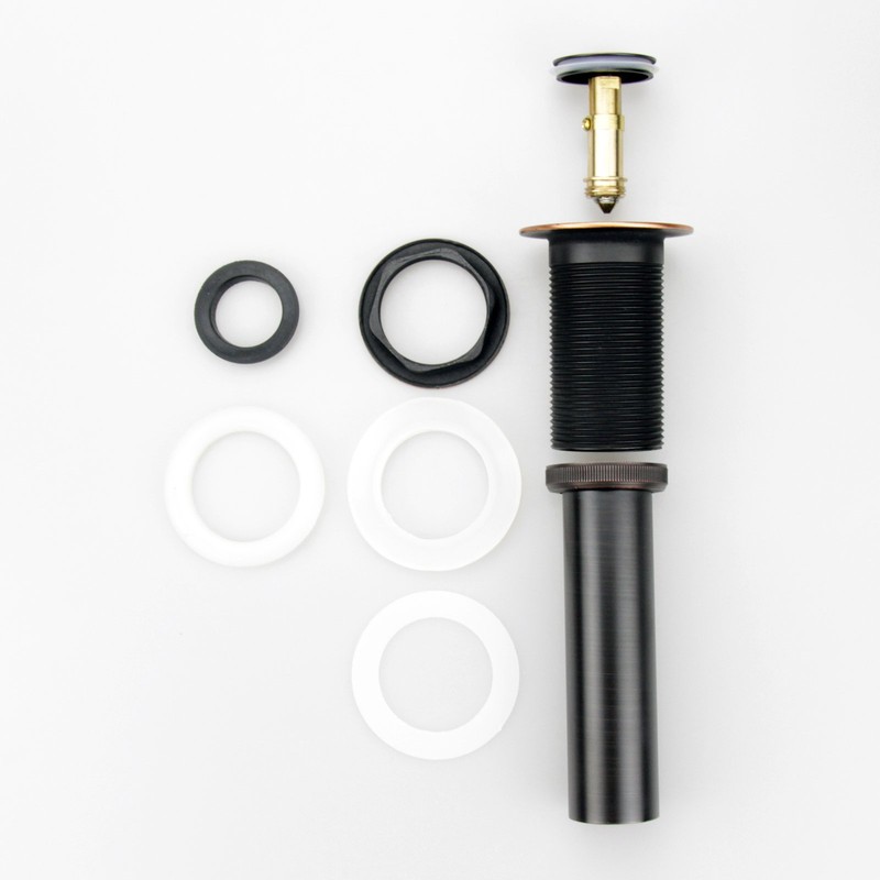 Bathroom Sink Pop Up Drain Assembly Without Overflow Fits 1.57