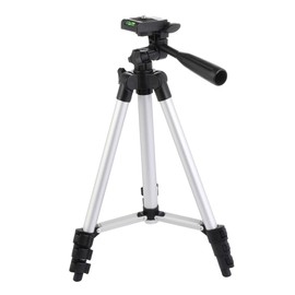 KOMBIUDA Camera Tripod for Smartphone Portable Telescopic Travel Tripod with Sections Lightweight and Height for Live Streaming and Photography