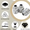 Bwintech 3 Pcs 1/2" Male to 3/4" Male BSP Thread