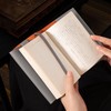 COGURE Book Cover, Genuine Leather, Bookmark, Bookmark, Leather, Single Book,